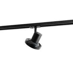 QAZQA Professional Deckenstrahler|Aufbaustrahler*Moderne 1-phasige Schienenstrahler Schwarz GU10 111mm - Iconic Jeany
