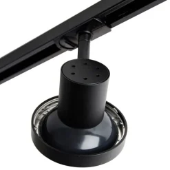 QAZQA Professional Deckenstrahler|Aufbaustrahler*Moderne 1-phasige Schienenstrahler Schwarz GU10 111mm - Iconic Jeany