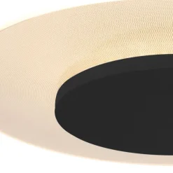 Steinhauer Led-Deckenleuchten|Deckenleuchten*Moderne plafondlamp wit met zwart 36cm incl. LED - Lido