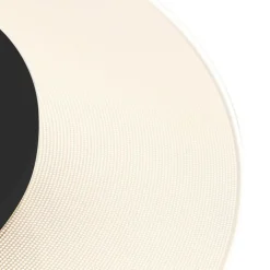 Steinhauer Led-Deckenleuchten|Deckenleuchten*Moderne plafondlamp wit met zwart 36cm incl. LED - Lido