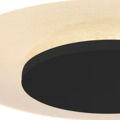 Steinhauer Led-Deckenleuchten|Deckenleuchten*Moderne plafondlamp wit met zwart 28cm incl. LED - Lido