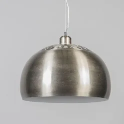 QAZQA Pendelleuchten|Wohnzimmerlampen*Moderne runde Hängelampe aus Stahl - Globe