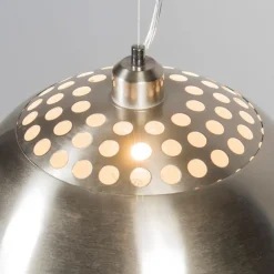 QAZQA Pendelleuchten|Wohnzimmerlampen*Moderne runde Hängelampe aus Stahl - Globe