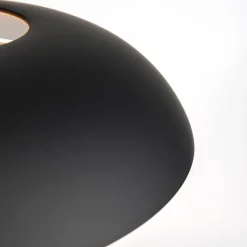 QAZQA Pendelleuchten|Wohnzimmerlampen*Moderne runde Pendelleuchte schwarz mit weiß 3 - Schichten - Titus