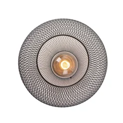 QAZQA Deckenleuchten|Wohnzimmerlampen*Moderne schwarze Deckenleuchte - Bliss Mesh