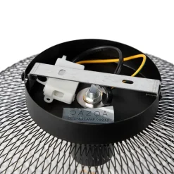 QAZQA Deckenleuchten|Wohnzimmerlampen*Moderne schwarze Deckenleuchte - Bliss Mesh