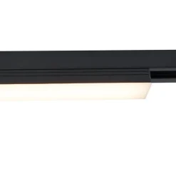 QAZQA Led-Strahler|Deckenstrahler*Moderne schwarze Deckenleuchte für 1-Phasen-Schienensystem 15W 1180 lm 2700-3800K - Iconic Tsiri