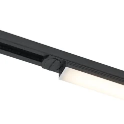 QAZQA Led-Strahler|Deckenstrahler*Moderne schwarze Deckenleuchte für 1-Phasen-Schienensystem 15W 1180 lm 2700-3800K - Iconic Tsiri