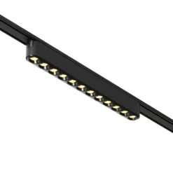 QAZQA Schlafzimmerlampen|Küchenlampen*Moderne schwarze Deckenleuchte für Schienensystem 1-phasig 12W 3000K - Magnetic Puntua