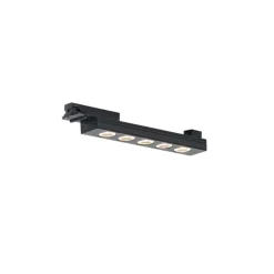 QAZQA Led-Strahler|Deckenstrahler*Moderne schwarze Deckenleuchte für 1-Phasen-Schienensystem 5W 370 lm 3000K - Iconic Tsiri