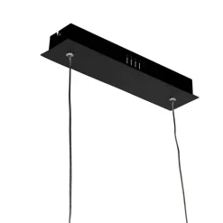 QAZQA Küchenlampen|Esszimmerlampen*Moderne schwarze Hängelampe 150 cm inkl. LED - Banda
