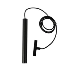 QAZQA Schlafzimmerlampen|Küchenlampen*Moderne schwarze Pendelleuchte für 1-phasiges Schienensystem - Slimline Keno