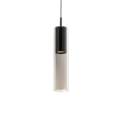 QAZQA Schlafzimmerlampen|Küchenlampen*Moderne schwarze Pendelleuchte für Schienensystem 1-phasig - Iconic Lloyd