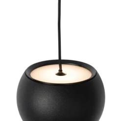 QAZQA Led-Strahler|Deckenstrahler*Moderne schwarze Pendelleuchte für 1-phasiges Schienensystem inkl. LED - Magnetic Lance