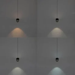 QAZQA Led-Strahler|Deckenstrahler*Moderne schwarze Pendelleuchte für 1-phasiges Schienensystem inkl. LED - Magnetic Lance