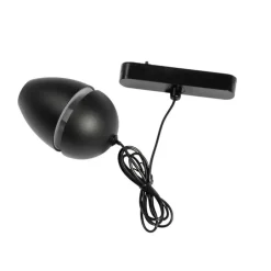 QAZQA Led-Strahler|Deckenstrahler*Moderne schwarze Pendelleuchte für 1-Phasen-Schienensystem inkl. LED - Magnetic Eggy