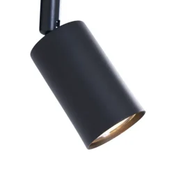 QAZQA Wandleuchten|Wohnzimmerlampen*Moderne schwarze Wandleuchte mit USB-C, neigbar - Rex