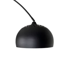 QAZQA Bogenlampen|Stehlampen*Moderne Schwarz-Weiß-verstellbare Bogenleuchte - XXL