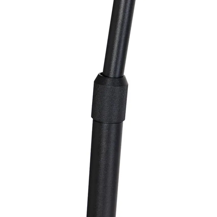 QAZQA Bogenlampen|Stehlampen*Moderne Schwarz-Weiß-verstellbare Bogenleuchte - XXL