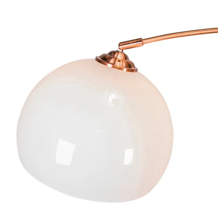 QAZQA Smarte Stehlampen|Bogenlampen*Moderne Smart Arc Lampe Kupfer inkl. A60 Wifi - Arc Basic