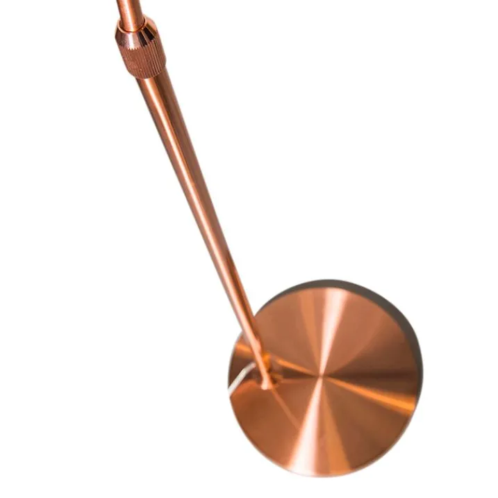 QAZQA Smarte Stehlampen|Bogenlampen*Moderne Smart Arc Lampe Kupfer inkl. A60 Wifi - Arc Basic