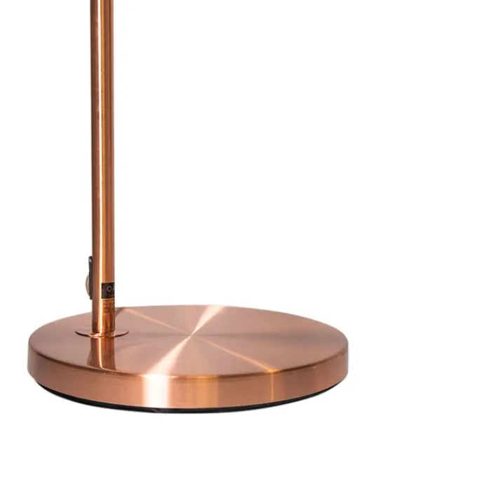 QAZQA Smarte Stehlampen|Bogenlampen*Moderne Smart Arc Lampe Kupfer inkl. A60 Wifi - Arc Basic