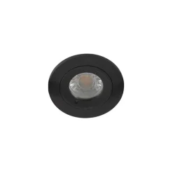 QAZQA Gartenbeleuchtung|Badezimmerlampen*Moderne Smart Einbau Spot schwarz inkl. WiFi GU10 IP54 - Xena Round
