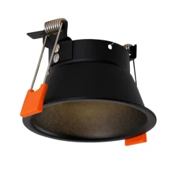 QAZQA Smarte Einbaustrahlers|Smarte Spots*Moderne Smart Einbau Spot schwarz inkl. WiFi GU10 - Abt