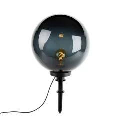 Trio Leuchten Gartenbeleuchtung*Moderne Spikesleuchte Rauch 40 cm IP44 - Moshi