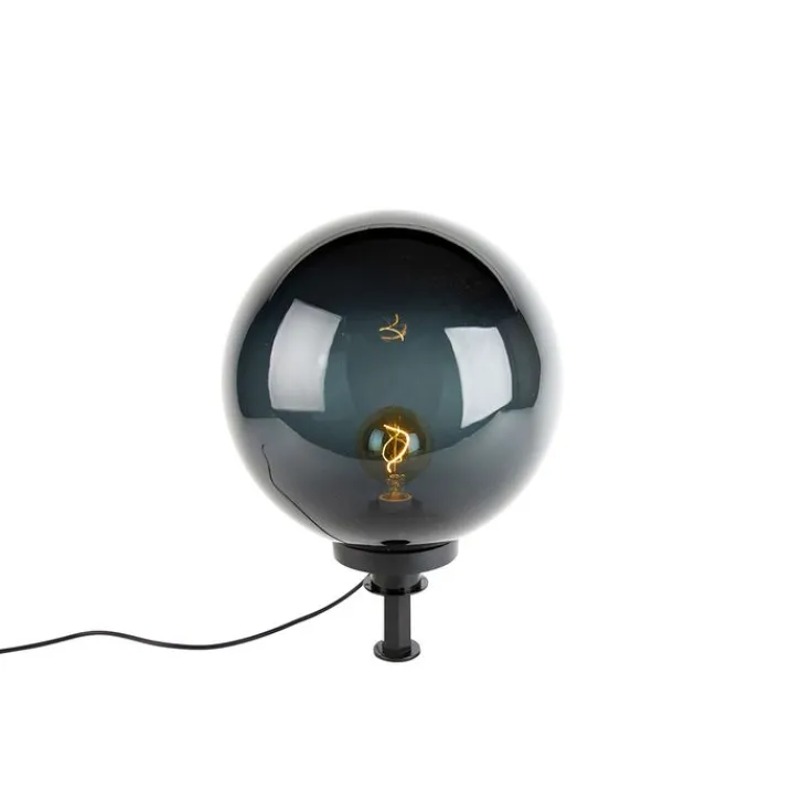 Trio Leuchten Gartenbeleuchtung*Moderne Spikesleuchte Rauch 40 cm IP44 - Moshi