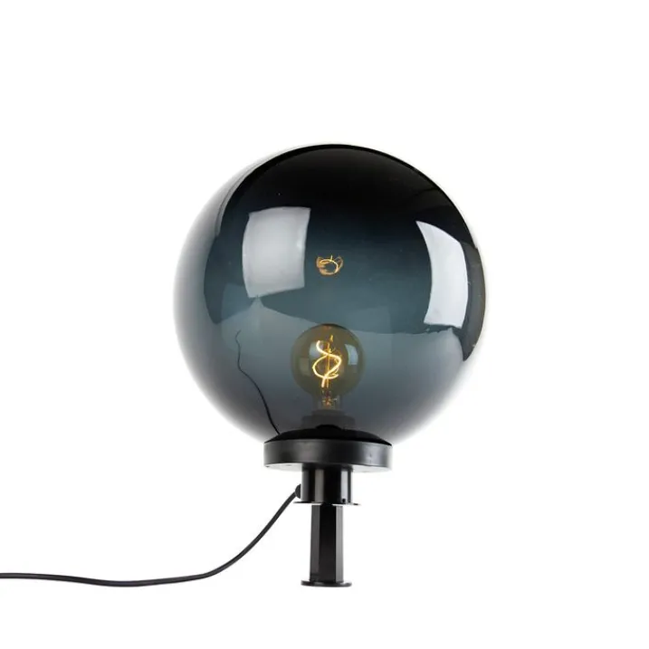 Trio Leuchten Gartenbeleuchtung*Moderne Spikesleuchte Rauch 40 cm IP44 - Moshi