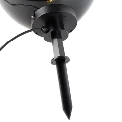 Trio Leuchten Gartenbeleuchtung*Moderne Spikesleuchte Rauch 40 cm IP44 - Moshi