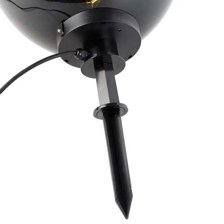 Trio Leuchten Gartenbeleuchtung*Moderne Spikesleuchte Rauch 40 cm IP44 - Moshi