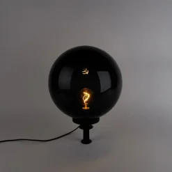 Trio Leuchten Gartenbeleuchtung*Moderne Spikesleuchte Rauch 40 cm IP44 - Moshi