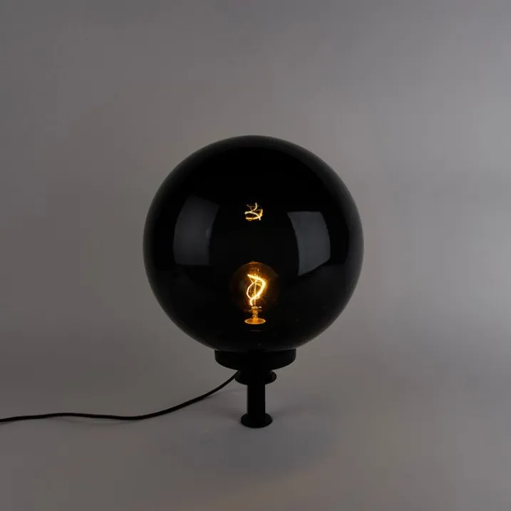 Trio Leuchten Gartenbeleuchtung*Moderne Spikesleuchte Rauch 40 cm IP44 - Moshi