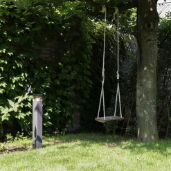 QAZQA Gartenbeleuchtung|Stehlampen Außen*Moderne stehende Außenleuchte 50 cm dunkelgrau IP44 - Dänemark