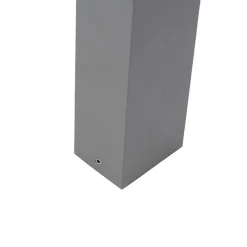 QAZQA Gartenbeleuchtung|Led-Außenleuchten*Moderne stehende Außenleuchte Anthrazit inkl. LED - Uma