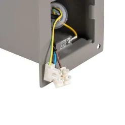 QAZQA Gartenbeleuchtung|Stehlampen Außen*Moderne stehende Außenleuchte grau 50 cm IP44 - Dänemark