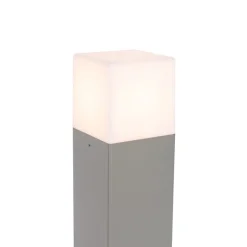 QAZQA Gartenbeleuchtung|Stehlampen Außen*Moderne stehende Außenleuchte grau 50 cm IP44 - Dänemark