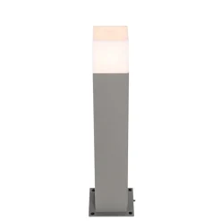 QAZQA Gartenbeleuchtung|Stehlampen Außen*Moderne stehende Außenleuchte grau 50 cm IP44 - Dänemark