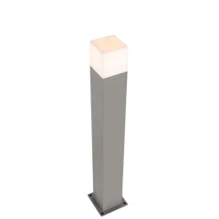 QAZQA Gartenbeleuchtung|Stehlampen Außen*Moderne stehende Außenleuchte grau 70 cm IP44 - Dänemark