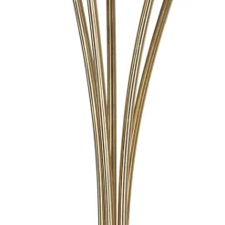 QAZQA Schlafzimmerlampen|Küchenlampen*Moderne Stehlampe Gold 5-Licht mit Rauchglas - Athen