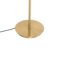 QAZQA Schlafzimmerlampen|Küchenlampen*Moderne Stehlampe Gold 5-Licht mit Rauchglas - Athen