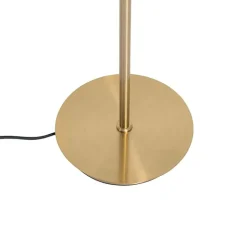 QAZQA Schlafzimmerlampen|Küchenlampen*Moderne Stehlampe gold mit Opalglas 5-flammig - Athens