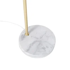 QAZQA Stehlampen|Wohnzimmerlampen*Moderne Stehlampe gold verstellbar - Editor