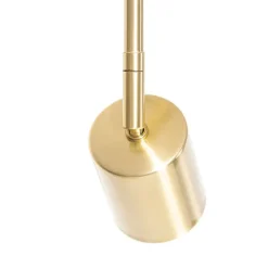 QAZQA Schlafzimmerlampen|Küchenlampen*Moderne Stehlampe Messing verstellbar - Java