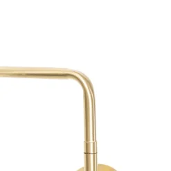 QAZQA Schlafzimmerlampen|Küchenlampen*Moderne Stehlampe Messing verstellbar - Java