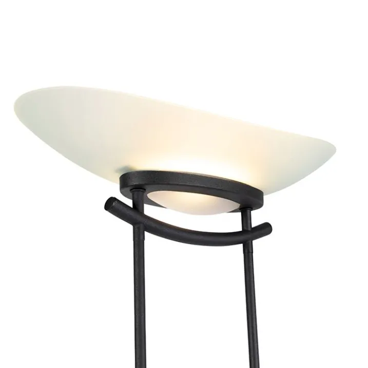 QAZQA Schlafzimmerlampen|Led-Stehlampen*Moderne Stehlampe schwarz inkl. LED - Lexus