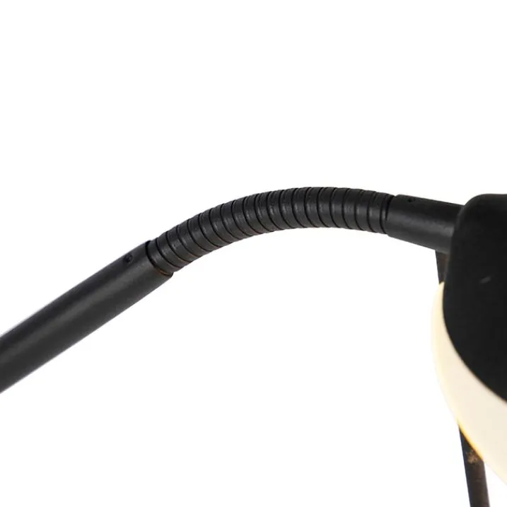 QAZQA Schlafzimmerlampen|Led-Stehlampen*Moderne Stehlampe schwarz inkl. LED - Lexus