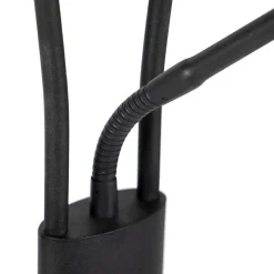 QAZQA Schlafzimmerlampen|Led-Stehlampen*Moderne Stehlampe schwarz inkl. LED - Lexus